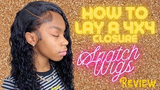 How To Lay A 4X4 Closure | Isnatch Wigs Review