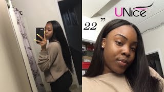 Lace Closure Sew In | Peruvian Straight Hair | Ft. Unice Hair