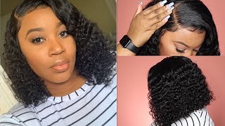 "40% Off Glueless & Affordable Short Curly Bob Wig I No Work Needed Ft Omgqueen Hair"