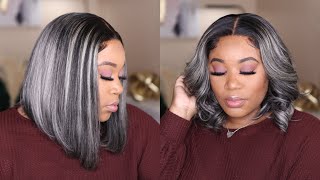 So This Is Different  | Going Grey  | Easy Closure Bob Wig | Westkisshair