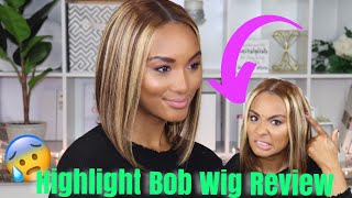 My Shiny Wigs Highlighted Bob Wig Review! This Was Tough...