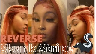 Reverse Skunk Stripe On 613 Wig | Tutorial | What Lace?!?