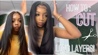 ✂️90'S Inspired Layered Cut With Hd Lace Frontal Wig| Ft Unice Hair