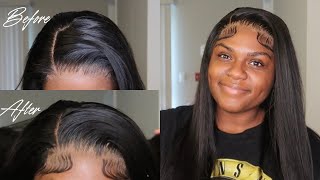 Easy Baby Hair Tutorial On A Lace Closure Wig