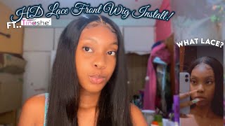 Hd 5X5 Lace Front Straight Wig Installation Ft. Tinashe Hair