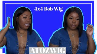 Atz Hair- 10 Inch Closure Bob Wig!|| $45.99 On Amazon?!?