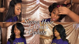 Glueless Quick Weave Tutorial No Leave Out | Stema Hair