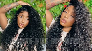 Gorgeous Loose Wavy Lace Front Wig Install Ft. Premiumlacewig | Petite-Sue Divinitii