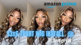 Best Affordable Amazon 13X6X1 20In Highlight Wig| I Bodiedd This  *Under 200$* Ft. Aorbige Hair
