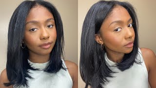 The Best V Part Bob Wig | Natural Looking | Ft. Unice Hair