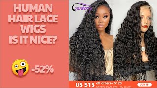  Cranberry Hair Remy Brazilian Deep Wave Wig 13X4 Lace Front Human