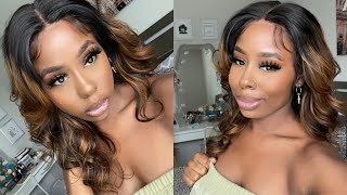 Unice Beautiful Highlighted Body Wave Wig Review/Install