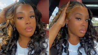 Gorgeous Ready To Wear Skunk Stripe Lace Wig Ft. Amazon Beauty Forever Hair