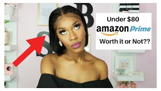 Amazon Wig? Ok, So We Wasting Money Now?! | Bly Short Straight Bob Review | Must Watch!!!