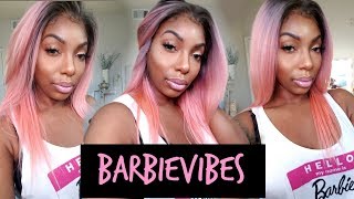Back2School Barbie| Pronto Lace Frontal Quick Weave In 45 Minutes + Giveaway( Closed)| Kennysweets