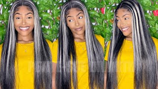 Oreo Trend Blonde Highlight 5X5 Lace Closure Wig Install Ft. Asteria Hair| Petite-Sue Divinitii