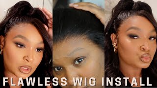 Omg The Most Flawless Wig Install Ever!! 10Min Install (Pre Plucked Wig) Ft Xrsbeauty | Yunnierose