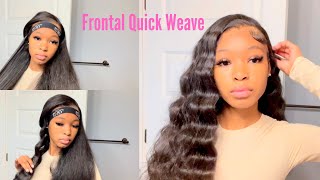 Frontal Quick Weave + Crimps