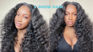 Easy Loose Deep Wave Hd Lace Wig Install Ft. Vshow Hair