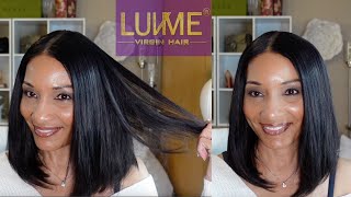 Luvme Luxury Hair * Kim K Bob Wig 6Inch Part Line 2 X 6 Closure Ft 12 Inch | Beginner Friendly
