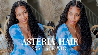 No More Frontals! Melted Hd Lace 5X5 Closure Wig Install No Glue| Asteria Hair Review