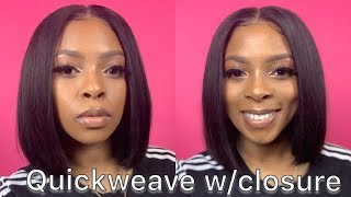 How To: Quickweave Closure Bob + Announcing Giveaway Winner
