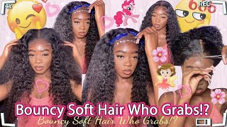 Lace Melted!#Ulahair 5X5 Hd Lace Closure Wig Review | Soft Curls & Natural