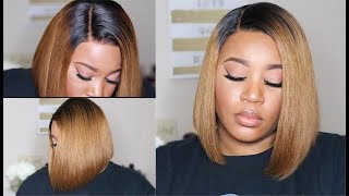 Summer Approved Ombre Bob Wig I No Adhesive, No Bleach Needed I Myfirstwig