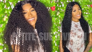 Voluminous Curly Lace Closure Wig Installation In Minutes Ft. Isee Hair  | Petite-Sue Divinitii