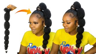 Diy You Can’T Tell It’S A Wig/ Bubble Ponytail Wig/ Easy Steps