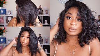 How To Slay & Style A Natural Bob Wig | Back To School Coupon | Besthairbuy