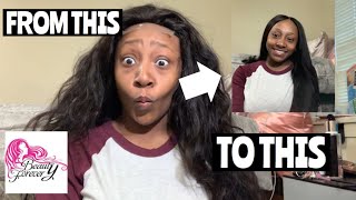 Styling A Lace Closure Wig Ft. Beauty Forever Hair |Tiffanyfelise