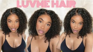 4X4 Deep Wave Curly Lace Closure Bob Wig | Ft. Luvme Hair | Sashaiconic
