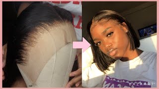 How To Customize & Pluck A Frontal  | Beginner Friendly | Aligrace Hair