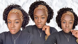 Under $100 This Is My Hair‼️ Easy & Natural Deep Curly Pixie Headband Wig | Eayon Hair