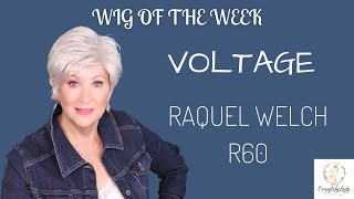 Raquel Welch Voltage Wig | Wig Of The Week | R60 White Mist | Crazywiglady