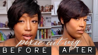 A Pixie Cut Wig?! Trying Outré’S Pixie Edge Duby Wig - Is It The Perfect Summer Protective Style?