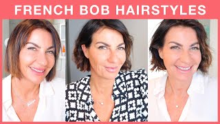 3 Ways How To Style A French Bob With Bangs