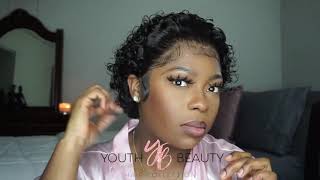 The Most Affordable Curly 360 Pixie Cut Wig! | Youth Beauty Hair X@Kena Shanell