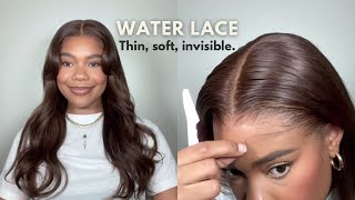 Water Lace Wig?! Effortless Melted Wig Install For Beginners| Hairvivi