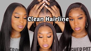  Stop Plucking & Bleaching! Buy This Instead - Realistic Natural Yaki Straight Hd 13X6 Lace Wig