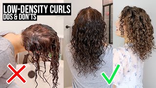 How To Style Low-Density/Thin Curls, Dos & Don'Ts, Scalp Covering