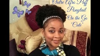 Outre Drawstring Afro Large Ponytail Review - From Sistawigs