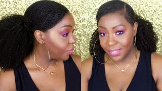 How To: Drawstring Ponytail On Natural Hair | Betterlength