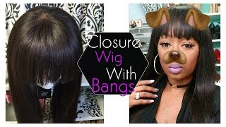 Dyi: How To Make A Fringe Bang Wig Using A Closure