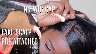 Pre-Made Fake Scalp Wig For Lazy Girl |Hairvivi