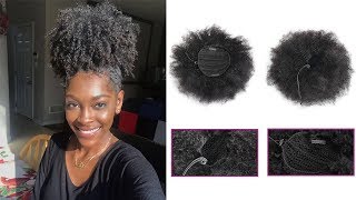 Yvonne Afro Kinky Curly Ponytail
