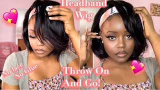 Pixie Cut Bob Headband Wig | Throw On & Go | Eyelisom Store