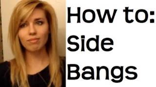 How To Style Side Swept Bangs And My Daily Hair Routine