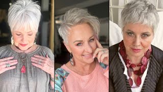 32 Charming Pixie Haircuts For Women Over 50-60 Stunning Look || Bobpixie Hairstyles
